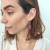 Drop Earrings Gigi – Midnight Bloom