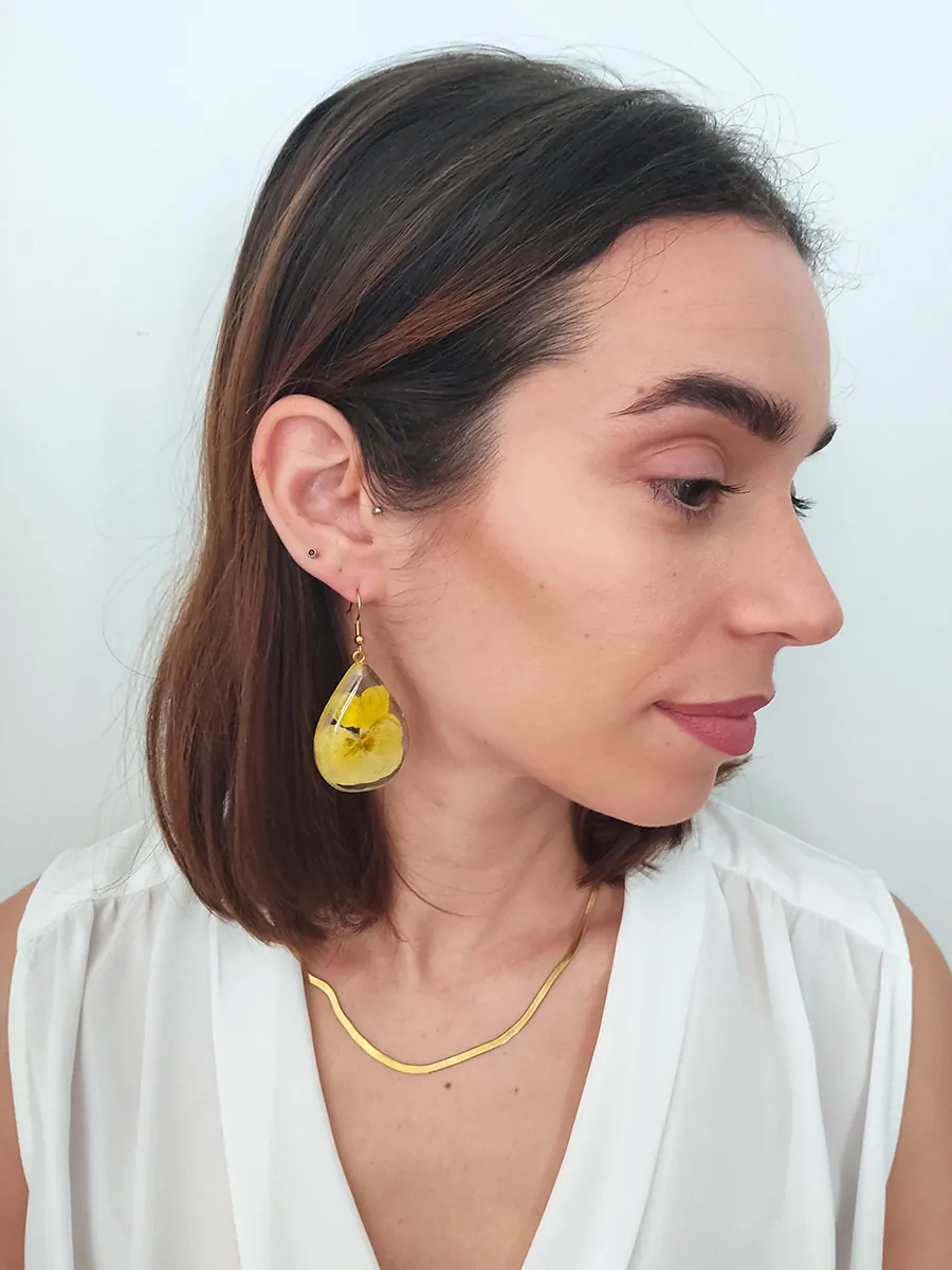 Drop Earrings Tilly – Sunlit Pansy