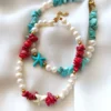 Anklet Calista – Coral Sunset