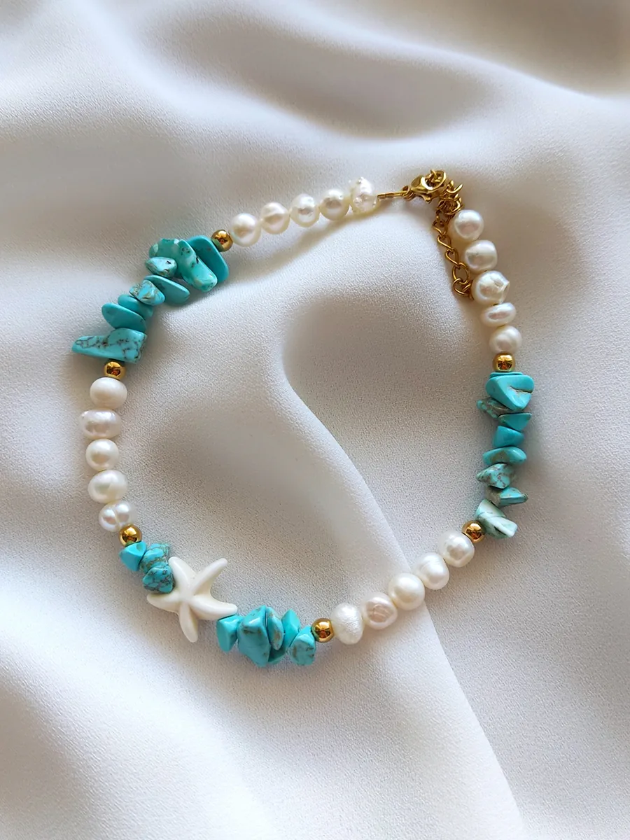 Anklet Solène – Ocean Bloom