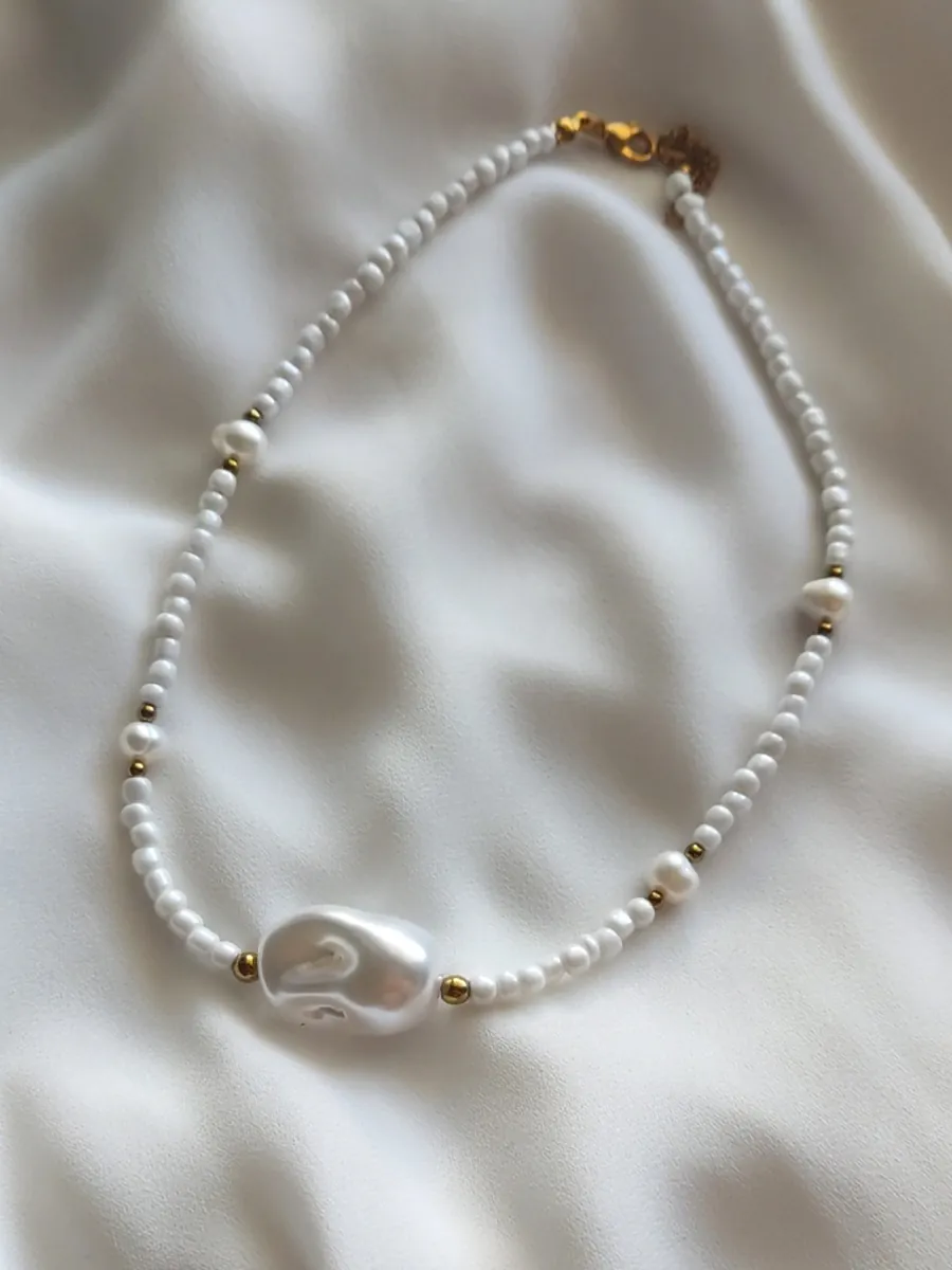 Necklace Eléora – Pearl Essence