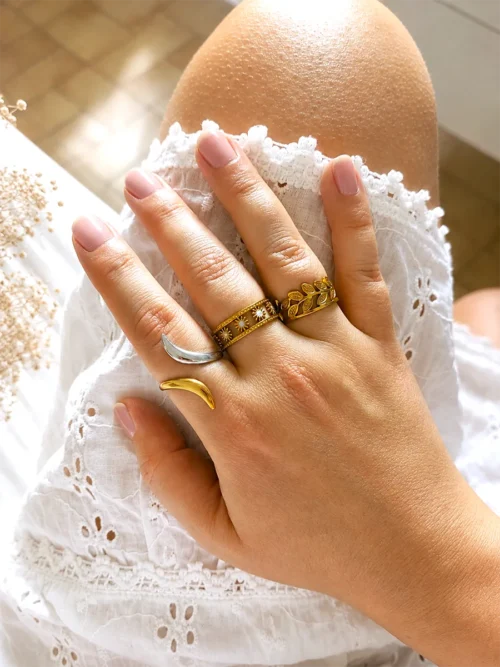 02 Ring Solara – Sunlight Pearl