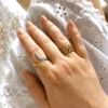 Ring Adeline – Golden Leaf