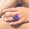 Ring Prue – Purple Pansy