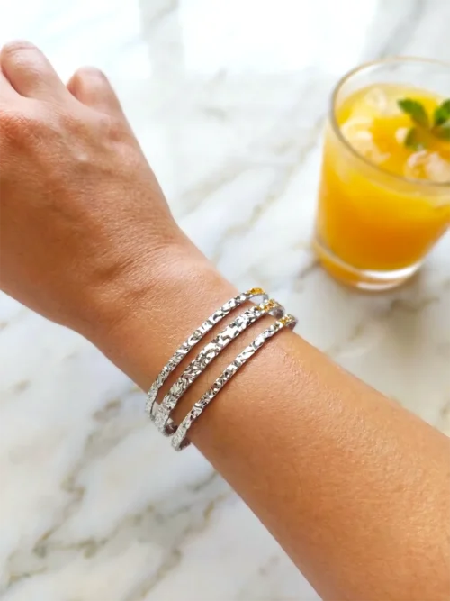 01 Bracelet Arlette – Triple Curve