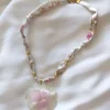 Statement Necklace Fiorenza – Double Bloom