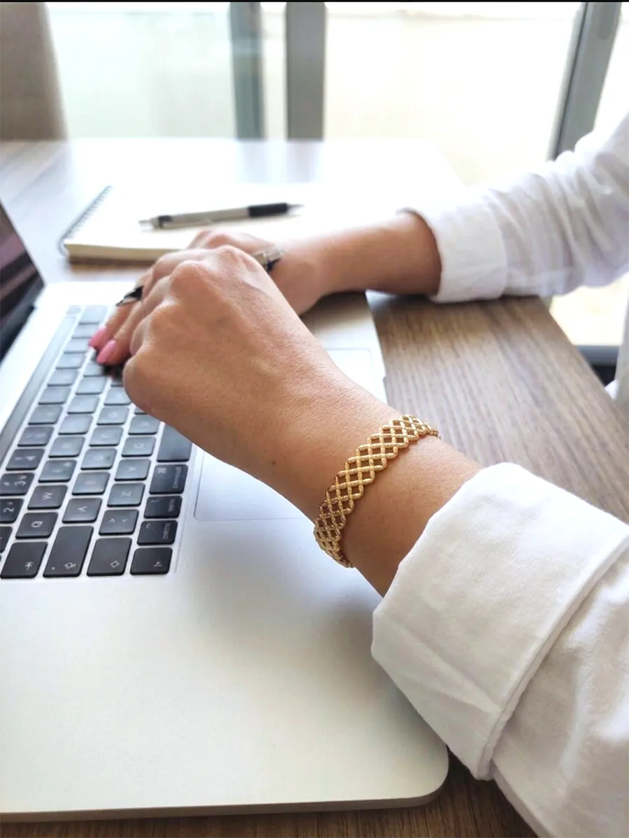 Bracelet Zélie – Golden X