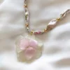 Statement Necklace Fiorenza – Double Bloom
