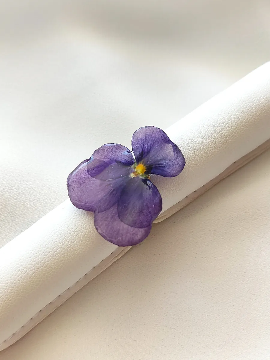 Ring Prue – Purple Pansy