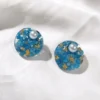Stud Earrings Kaia – Turquoise Glow