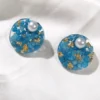 Stud Earrings Kaia – Turquoise Glow