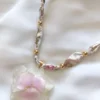 Statement Necklace Fiorenza – Double Bloom