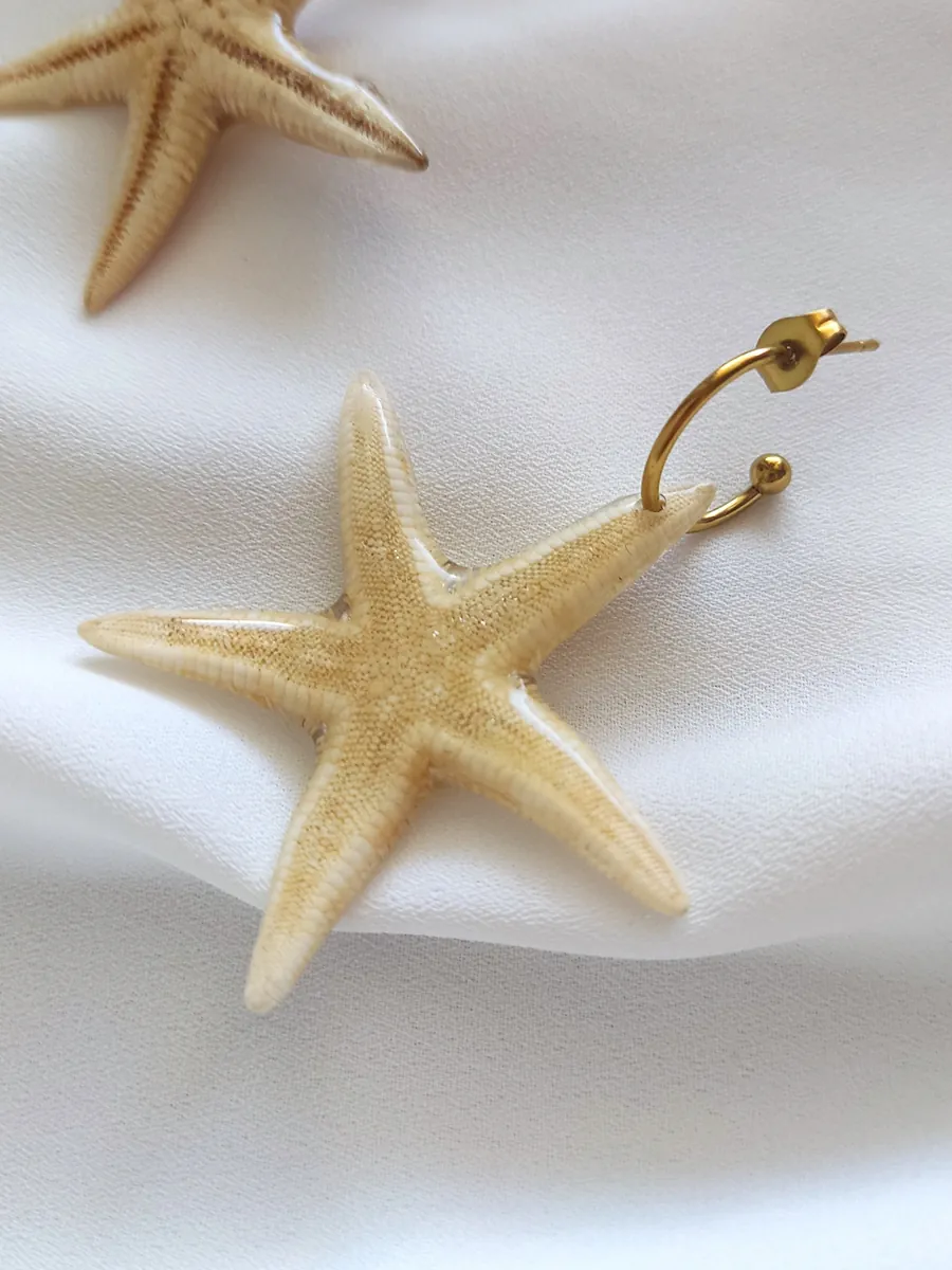 Drop Earrings Starfish – Sea Whisper