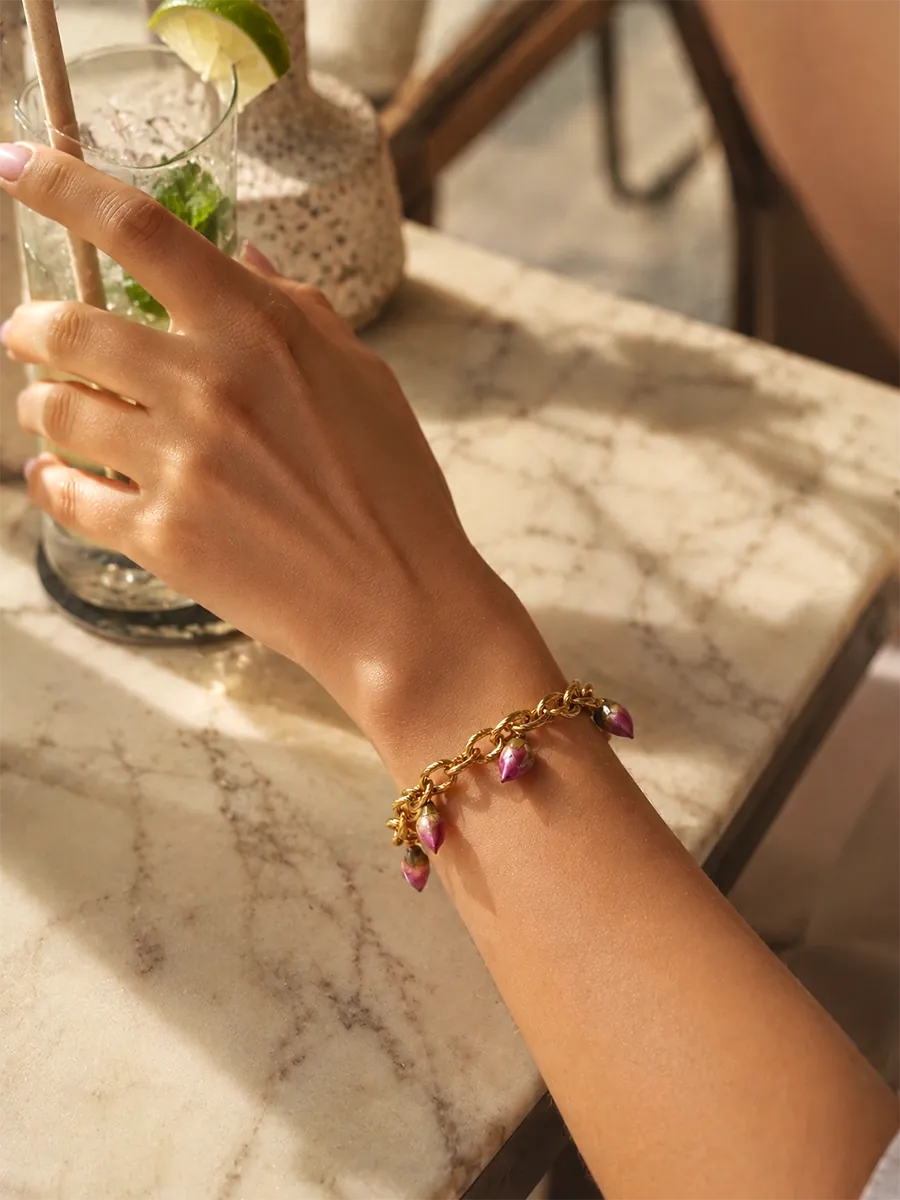 07 Bracelet Rosetta – Rose Chain