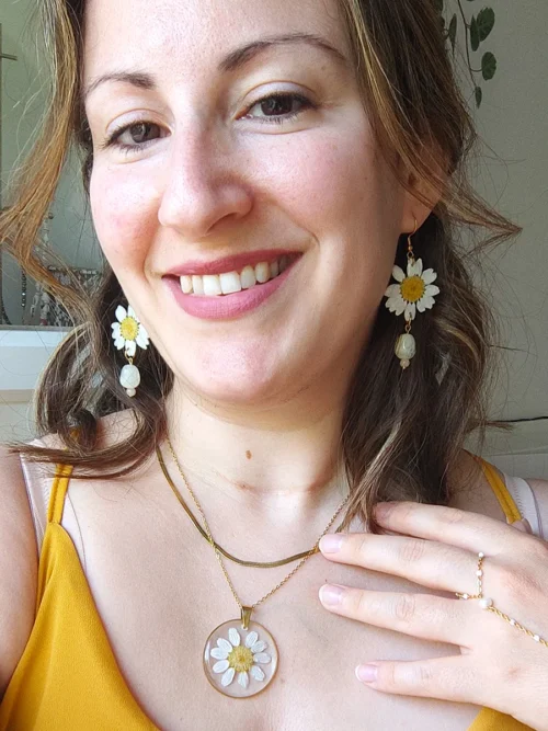 12 Statement Drop Earrings Maribel – Daisy Glow