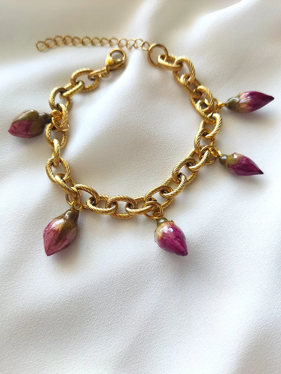 45 Bracelet Rosetta – Rose Chain