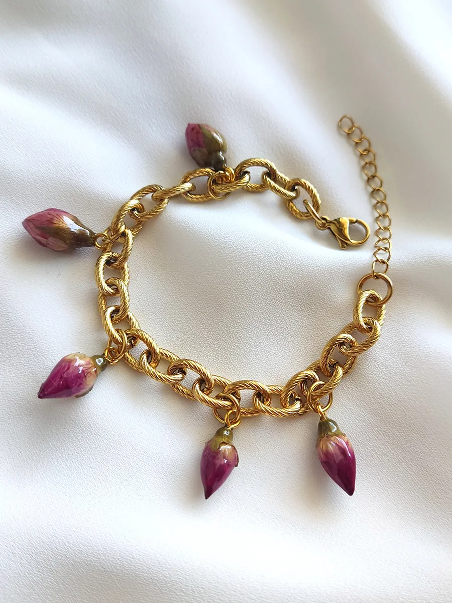 46 Bracelet Rosetta – Rose Chain