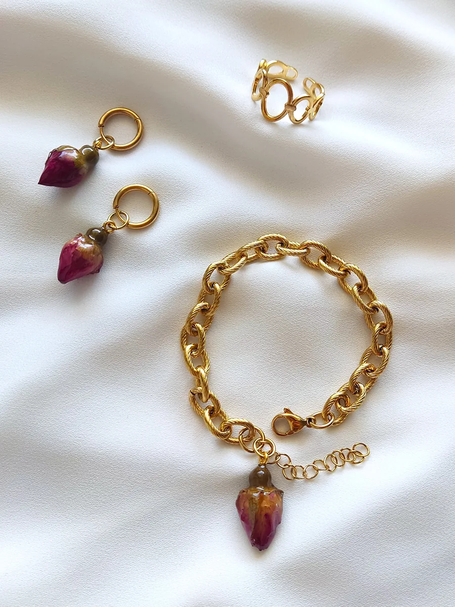 49 Drop Earrings Rosie – Rose Charm