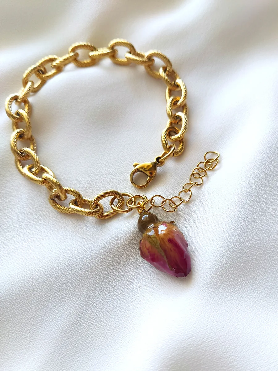 51 Bracelet Camille – Rose Velvet