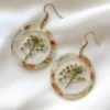Drop Earrings Vesper – Floral Mosaic