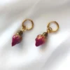 75 Drop Earrings Rosie – Rose Charm